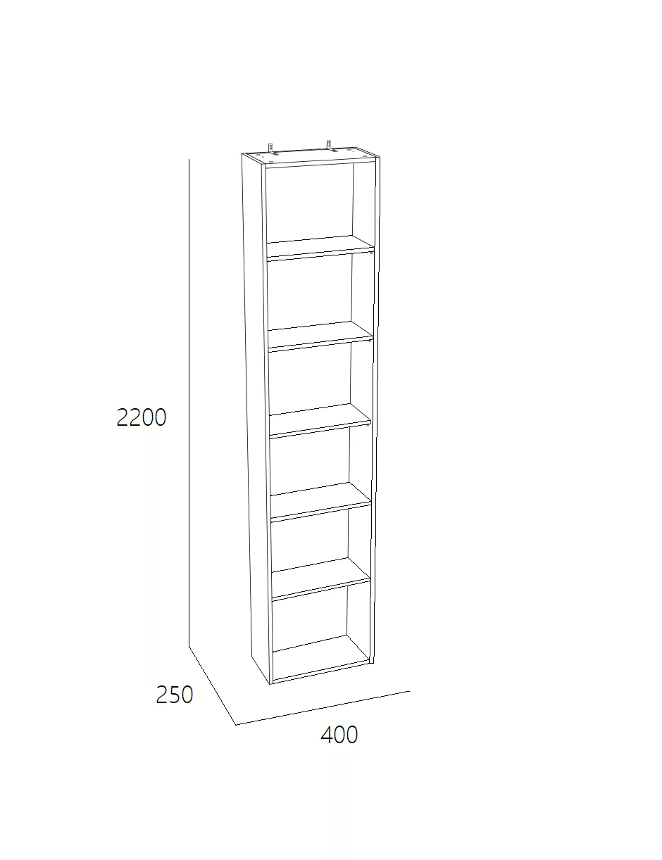 Стеллаж "Арден" 200.09 400 — изображение 3