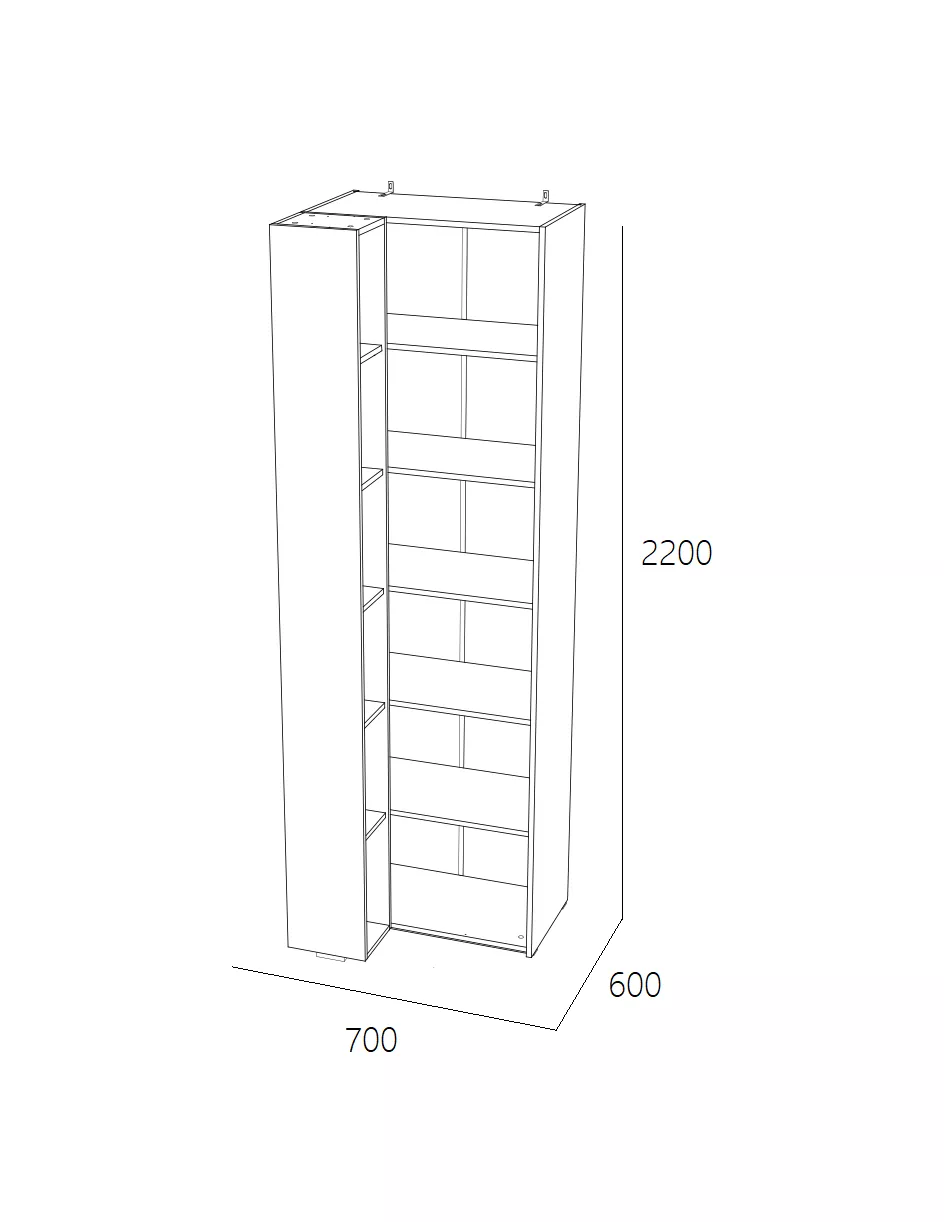 Шкаф "Арден" 200.07 — изображение 5